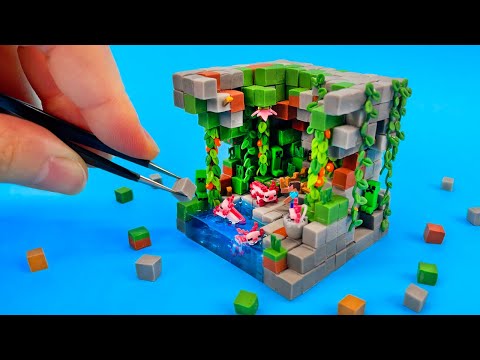 Making Tiny Minecraft World - Lush Cave 1.17