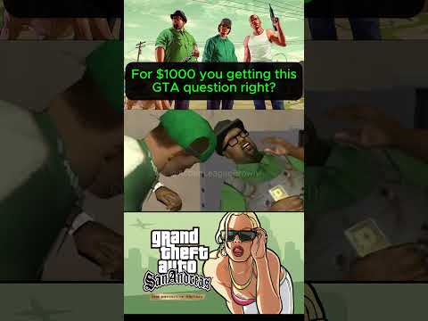 You getting this GTA question right? #actionleaguebrown #shorts #gta #gtasanandreas #gaming