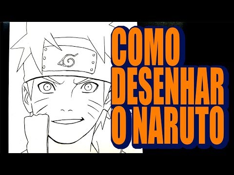 COMO DESENHAR O NARUTO | Tutorial Fácil