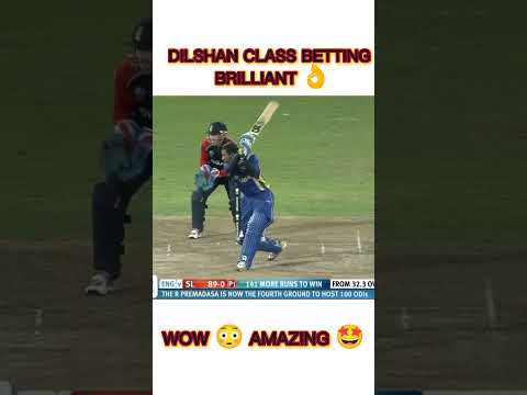 Dilshan class betting #cricket #1millonveiws #cricketlover