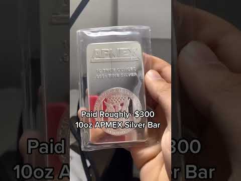 This weeks silver haul! APMEX Generic 10oz Silver Bar