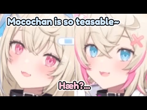 Mococo is TOO teasable... [hololive / fuwamoco]