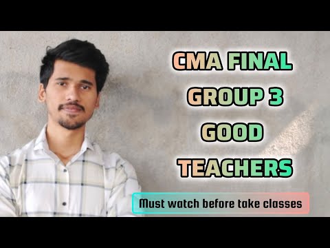 CMA FINAL GROUP 3 TEACHERS #cma #cmastudent #cmainter #cmafinals #cmaupdate #cmaaspirants#aspirants