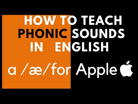 How to teach phonics in English for preschoolers, kindergarteners, kids.