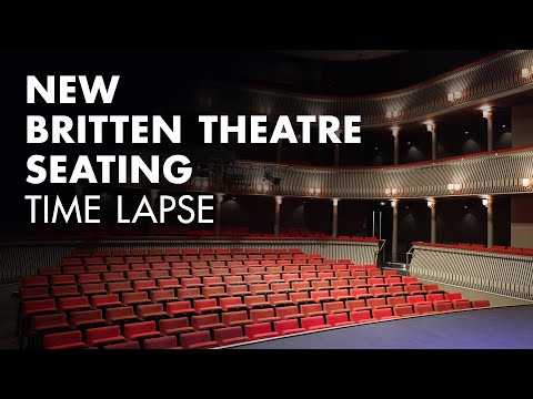 New Britten Theatre seating time lapse