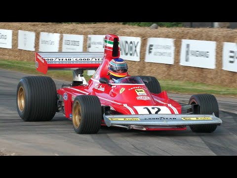 Adrian Newey Drives Niki Lauda's Orginal Ferrari 312 B3 Formula 1 Car!