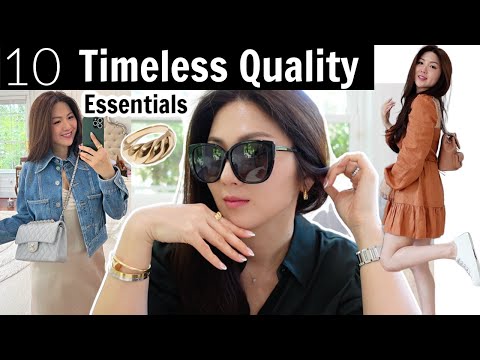 10 TIMELESS CHIC + LUXURY QUALITY + AFFORDABILITY | THE BEST OF ALL CLOSET ESSENTIALS 2024 | CHARIS