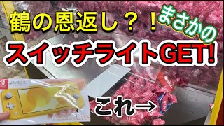 鶴の恩返し？！ニンテンドースイッチライトGet!!くじキャッチャー！！