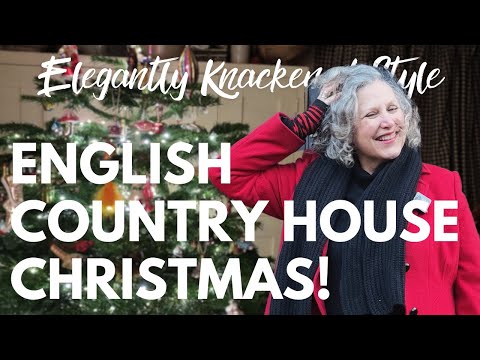 English Country House Christmas: Nostalgic Christmas Decorating of the Family Christmas Tree VLOGMAS