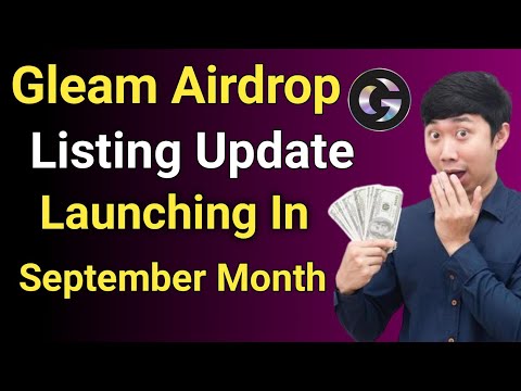 Gleam airdrop listing || Gleam airdrop new update || Gleam airdrop