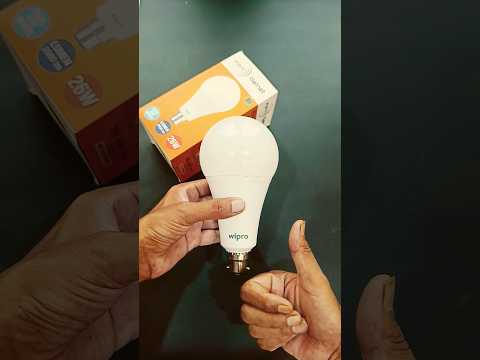 wipro garnet 26 watt 2500 lumens cool day white Led bulb unboxing #wipro #garnet #wiprogarnet #26w