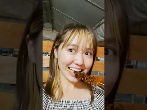 Foreigners trying Filipino Street Food at Nightmatket🇵🇭 Isaw!?!?