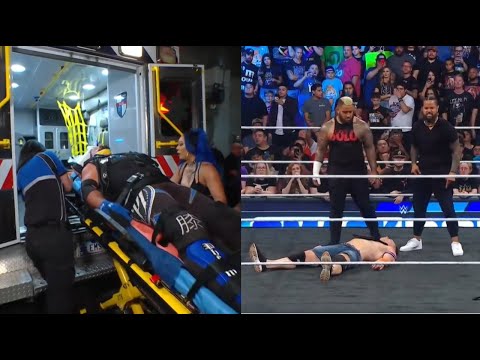 The Bloodline DESTROYS AJ Styles and John Cena on Smackdown