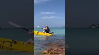 Kayaking in Koh Kood, Thailand 🌊 #thailand #island #kohkood