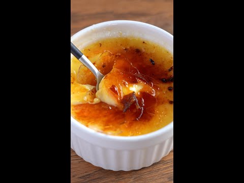 How to Caramelize Crème Brûlée with a SPOON!