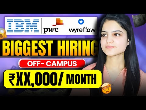 Biggest Mass Hiring 😱| Off-Campus Drive | Batch: 2025 & Other | Apply now🔥