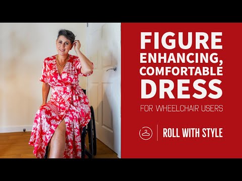 Figure Enhancing Dress for Wheelchair Fashion