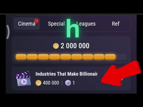 Tapswap Video Code Industries That Make Billionaires || Tapswap Video Code Today