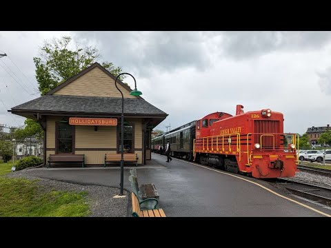 Afternoon Rain at Everett Railroad - Lehigh Valley 126 - Railfanning - Hollidaysburg, PA (5/11/24)