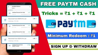 Minimum Redeem 1Rs Instant Free Paytm Cash App | New Earning App 2021 Today | Paytm Cash Earning App