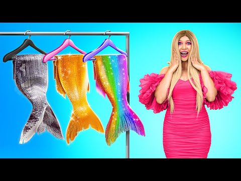 🤯 Barbie Wants a REAL Mermaid Tail! Best TikTok Makeover Hacks by La La Life Emoji