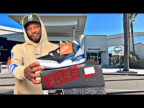 Giving away FREE Jordan 3's Black Cement! Here's why...