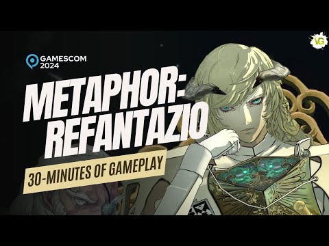 30 Minutes of Gameplay - Metahphor: ReFantazio | Gamescom 2024