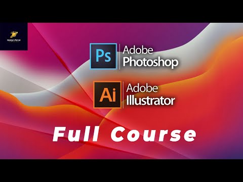 Learn Adobe photoshop &  Adobe Illustrator full course. Graphics Design Software.