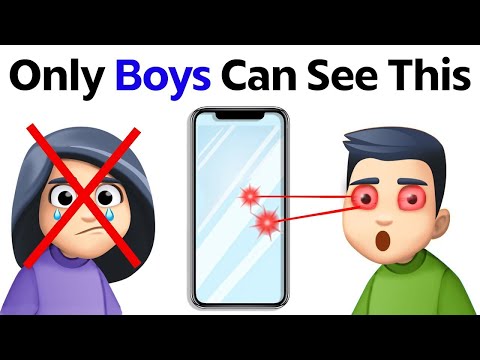 Only boys can see something in this phone...