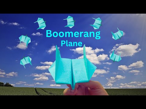 How to Make Amazing Boomerang Paper Airplane: Step by Step Tutorial