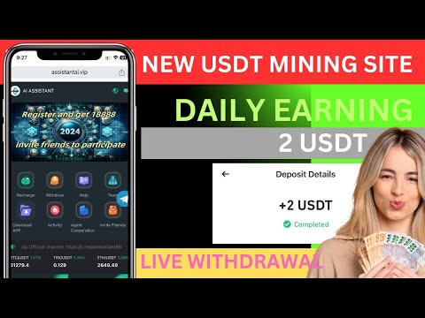 New AI Assistant usdt site launching today |  longtime trusted income usdt- trx site | income site