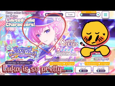 Emotional Musical March Gacha Pulls | 9,000 Gems Spent — 3 Ten Pulls Total | HMCS |