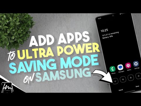 How to add Apps to Ultra Power Saving Mode on Samsung