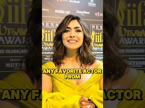 Mrunal thakur| favourite actress Samantha?? #shorts #fpy #interview #mrunalthakur