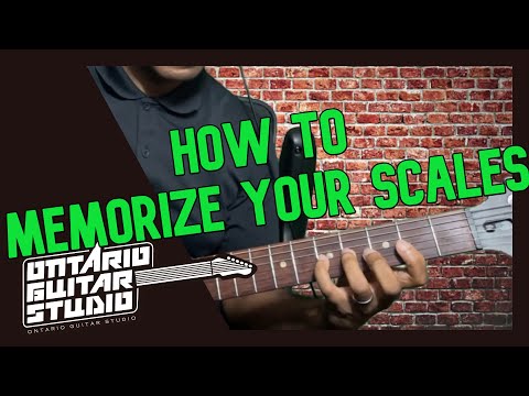 How to practice and MEMORIZE your guitar scales | Scale Pattern & Rhythm Practice