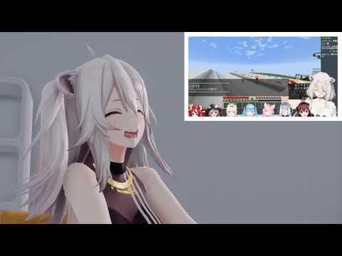 ししろんのゲラ笑い【ホロライブ切り抜き/獅白ぼたん/MMD】