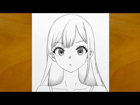 How to Draw a Beautiful Anime Girl || Step by Step Anime Tutorial || Easy Drawing for Beginners