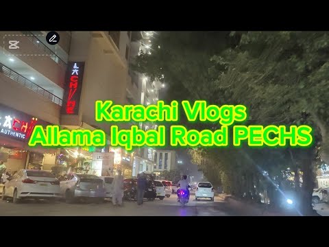 Karachi Vlogs - Allama Iqbal Road PECHS @vlogsbysjabeen6603 #vlogsbysjabeen #sjabeen #roadtrip