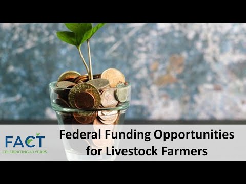 Federal Funding Opportunities for Livestock Farmers