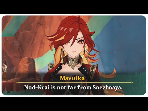 Mavuika Talks about Nod-Krai, Snezhnaya, Dottore & More (Cutscene) | Genshin Impact 5.3