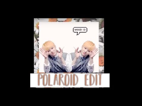 kpop polaroid edit - photoshop cs5