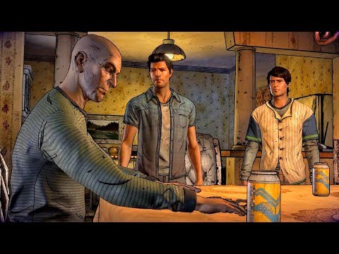 David and Javier Play Dominoes with Their Dad Salvador Garcia (Walking Dead | Telltale Games)