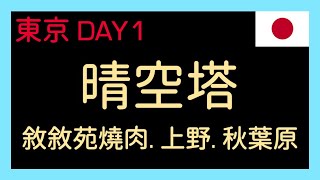 (None Edit)日本東京 Day1 晴空塔●敘敘苑燒肉●上野●秋葉原