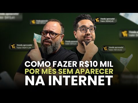 COMO FATURAR R$ 10.000 POR MÊS NA INTERNET SEM APARECER - TÉCNICA DARK