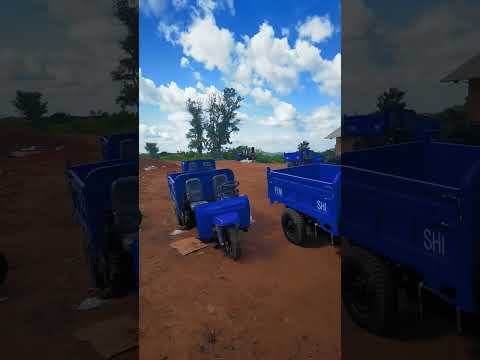 Diesel engine tricycle in Africa