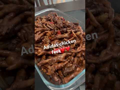 ADIDAS CHICKEN FEET I YOU EAT THIS? WILL YOU EAT THIS? #share #viral #amazing #fun #adidas #happy