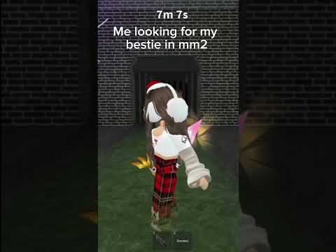 Me looking for my bestie in mm2 #funny #roblox #mm2