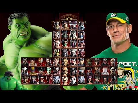 Mortal Kombat 9 - HULK & JOHN CENA WWE - Expert Tag Ladder - Gameplay @(1080p) - 60ᶠᵖˢ ✔