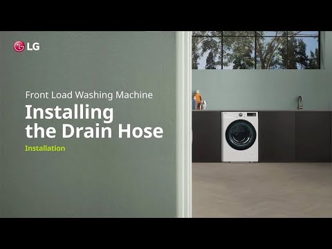 LG Washer : How to Install the Drain Hose (North America Only) | LG