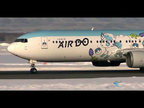 【ロコンジェット北海道　- 冬の新千歳空港 2022 -】Air Do(ADO) Boeing767-300ER JA607A